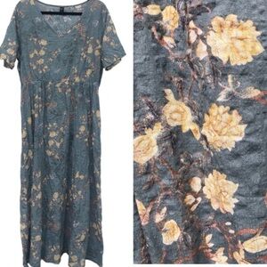 Emery Rose floral cottagecore midi dress XXXL